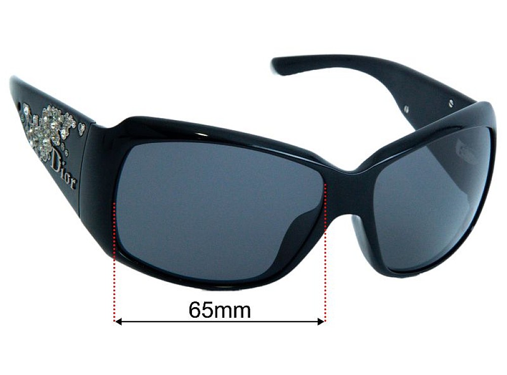Christian Dior Strassy 65mm Replacement Lenses